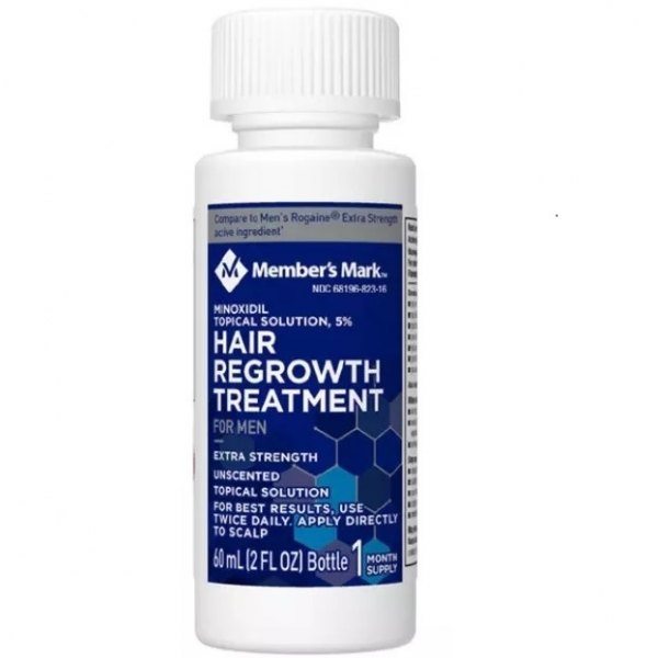 生髮水,落健,落建-Member's Mark 5% minoxidil 補充1罐(買6組送滴管)